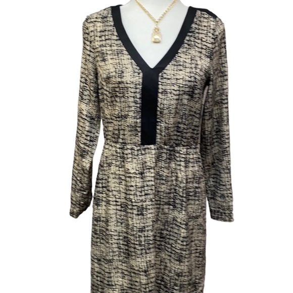 Charlie Jade Black & Cream Dress - Picture 1 of 4